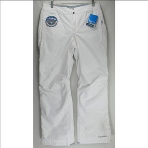 Columbia Bugaboo White Ski Pants Size L